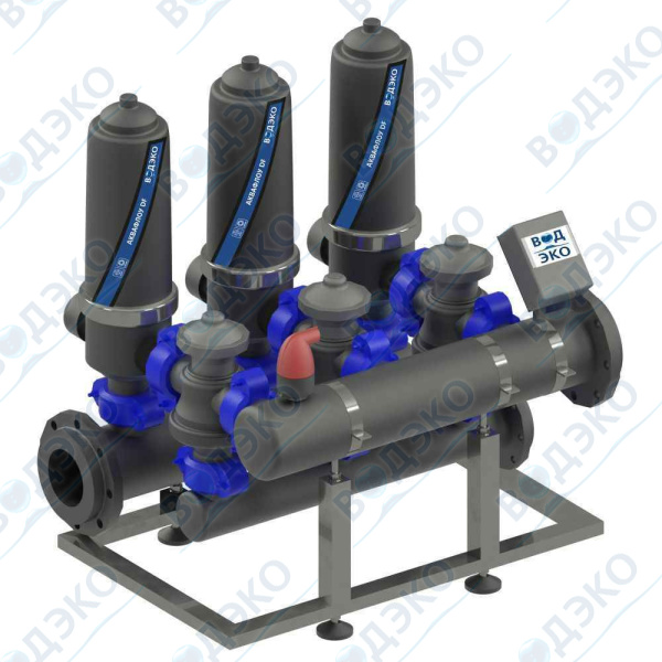 Дисковая система фильтрации АКВАФЛОУ DF 3T-3-6